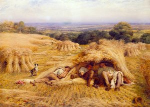 Öğle Dinlenme, 1862 by John Linnell