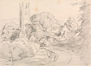 Widecombe Köyü by John Linnell
