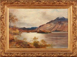 Loch Katrine (tuval üzerine yağlı boya) by John MacWhirter