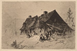 Wilmington'daki Köle Kulübeleri by John Mackie Falconer