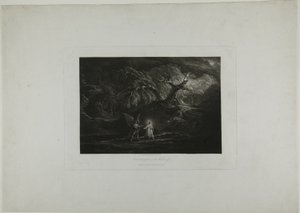 Vahşi Doğada Baştan Çıkarılan Mesih by John Martin