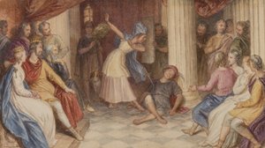 Pyramus ve Thisbe, Yaz Gecesi Rüyası, V. Perde, Sahne I, c.1840 (kağıt üzerinde wc)