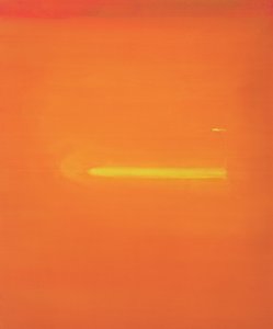 Figürlü Turuncu İç Mekan, 2000 by John Miller