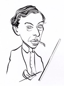 Ernst Ludwig Kirchner, karikatür