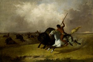 Güneybatı Çayırlarında Buffalo Avı, 1845.