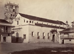 Tropikal Manzara, Katedral, Cartagena, 1871. by John Moran