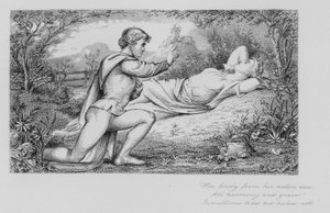 Robert Burns: Çiçek Açan Nelly (gravür)
