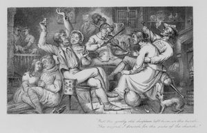 Robert Burns: Neşeli Dilenciler (gravür)
