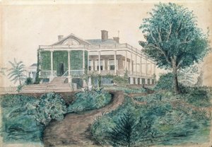The Inman Homestead (kağıt üzerinde wc) by John OBrian Inman
