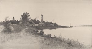 İsimsiz Sahil Manzarası, 1891. by John O. Anderson