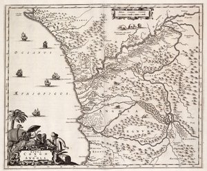 Kongo ve Angola Haritası, Afrika