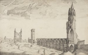 St Andrews Delineated (kalem ve kağıt üzerinde yıkayın)