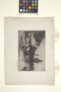 Bavyera Ahırı ve Tahıl Yığını (gravür)