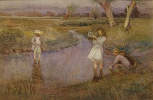 Minnows yakalamak - Town Meadows, Maidstone, Kent by John Pedder