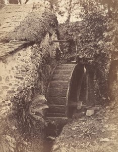 Lynton yakınlarındaki Yeni Değirmen, Kuzey Devon, 1856. by John Percy