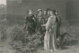 Tapınak Bahçesindeki Sahne, Kral Henry VI, Birinci Bölüm by John Pettie