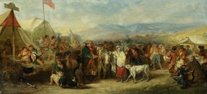 "Bir İskoç Fuarı" için bir eskiz by John Phillip