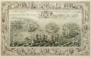 Armada (bir duvar halısından gravür), 1739
