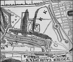 Hyde Park Haritası, Londra, 1748 1878