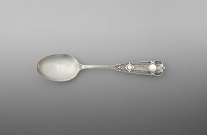 Çay kaşığı (bir çift), c.1860-90 (gümüş) by John R. Wendt