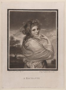 Bir Bachante (Emma Hart, daha sonra Lady Hamilton) by John Raphael Smith