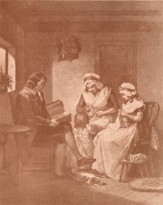 Aile İçi Mutluluk, Ailesiyle Laetitia, 1789 by John Raphael Smith