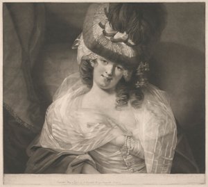 Gözlerinde Aşk Oynarken Oturur by John Raphael Smith