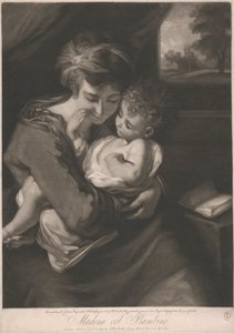 Çocuklu Madonna by John Raphael Smith