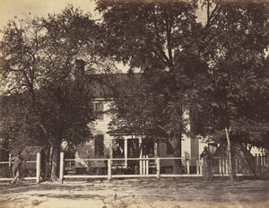 Aiken House, üzerinde Weldon Demiryolu, Virginia., Şubat 1865 (dokuma kağıt üzerine monte edilmiş albüm baskısı)