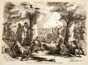 Oriskany Savaşı, New York Eyaleti, pub. 1867 by John Reuben Chapin