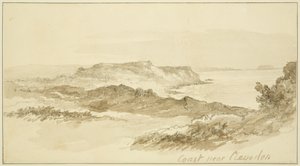 Clevedon yakınlarındaki sahil by John Reverend Eden
