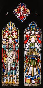 Apocalyptic Vision, c.1862 (vitray) by John Richard Clayton