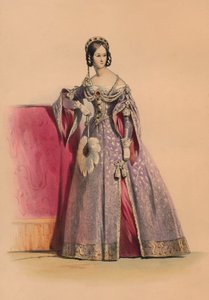 Kraliçe Victorias Bal Kostümü için kostümlü konuk, 12 Mayıs 1842, 1843.
