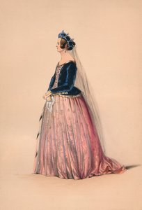Kraliçe Victorias Bal Kostümü için kostümlü konuk, 12 Mayıs 1842, 1843.