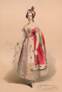 Kraliçe Victorias Bal Kostümü için kostümlü konuk, 12 Mayıs 1842, 1843.