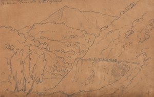 Tavernelle ve San Casciano arasında by John Robert Cozens