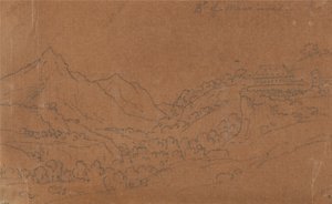 Mauriennes Bramanları by John Robert Cozens