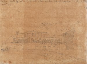 Kardinal Spinelli tarafından inşa edilen Cassino by John Robert Cozens
