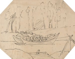 Teknede Sığır by John Robert Cozens