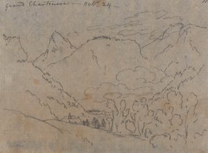 Büyük Chartreuse, 24 Ekim by John Robert Cozens