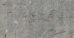 Napoli Körfezi Haritası by John Robert Cozens