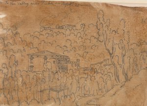 Vietri yakınlarındaki Vadide, 20 Eylül by John Robert Cozens