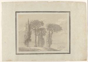 İtalyan Çamı ve Selvi İtalyan Çamı & Selvi by John Robert Cozens
