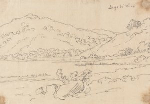 Vico gölü by John Robert Cozens