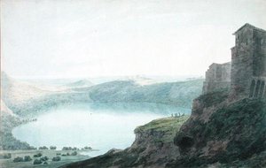Nemi Gölü by John Robert Cozens