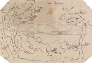 Perugia Gölü by John Robert Cozens