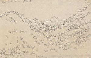Brixen yakınlarında, 7 Haziran by John Robert Cozens