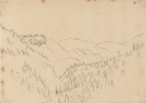 Insbruck yakınlarında by John Robert Cozens
