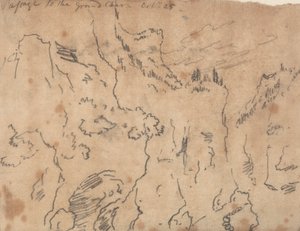 Grand Chartreuse'a geçiş, 25 Ekim by John Robert Cozens