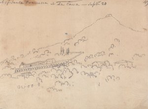 Santa Francesca, La Cava'da, 20 Eylül by John Robert Cozens